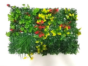 Mur de plantes vertes artificielles d'extérieur en <span class=keywords><strong>gazon</strong></span> <span class=keywords><strong>synthétique</strong></span> en plastique 40*60cm Échantillon gratuit Mur vert vertical - Product Image 6