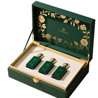 Coffret Cadeau de Luxe Personnalisé Discovery Set, Boîte en Carton avec Doublure en Mousse, Fermeture Magnétique, Flacons de Parfum 10ml 30ml 50ml 100ml OEM