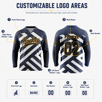 Maillot d'entraînement de hockey sur glace avec options d'impression par sublimation et de broderie pour les équipes de clubs adultes et jeunes, commandes en gros pour équipes