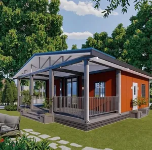 Estructura <span class=keywords><strong>de</strong></span> Vivienda Modular Plegable y Expandible para Familias Pequeñas, Ideal para Vivienda Familiar o Alquiler Comercial - Product Image 1