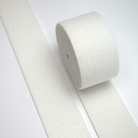 Cintura Jacquard de poliéster de nailon blanco puro de alta calidad para pantalones Boxer Elastic Designer