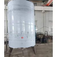 Réservoir en acier inoxydable 500L 1000L avec agitateur homogénéisateur mélangeur Réservoir avec veste chauffage électrique Réservoir de mélange en acier inoxydable