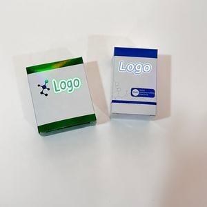 Kotak kertas Hologram kustom kemasan botol Peptid 1 Pak 3mL kotak botol dan label <span class=keywords><strong>2</strong></span> pak <span class=keywords><strong>3</strong></span> pak kotak kertas dengan nampan plastik - Product Image 4