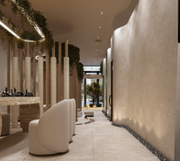 Meubles de présentation personnalisés pour salon de beauté, design d'intérieur de salon de beauté, décoration, solution tout-en-un pour la décoration de magasins.