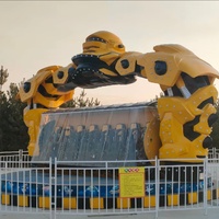 Manège Robocop d'extérieur grand format à prix abordable pour 16 personnes, idéal pour parcs d'attractions et aires de jeux, à vendre