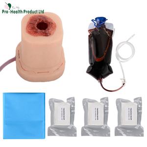 مجموعة تدريب تغليف الجروح بخياطة، مجموعة محاكاة الخسائر للتدريب القتالي التكتيكي دورات الإسعافات الأولية تدريب للطوارئ - Product Image 2