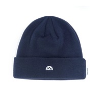 Bonnet de randonnée unisexe en peluche brodé du logo de la montagne pour l'automne/hiver, cagoule tricotée pour les voyages et le froid