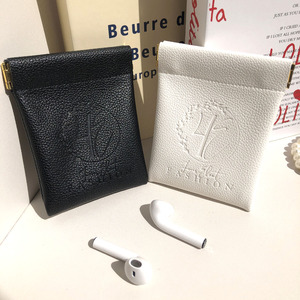 High End Promotion Pu Leather Iron <b>Sheet</b> Bag Custom Emboss Printing Ring Necklace Earring Storage Jewelry Pu Leather Pouch - Product Image 2