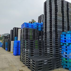 พาเลทพลาสติก Nuotian Plastics ขนาด 1000x600x50 มม. 1000x800x145 มม. แบบสี่ทางเข้า วัสดุ PEPP สำหรับคลังสินค้า โลจิสติกส์ และการส่งออก - Product Image 1