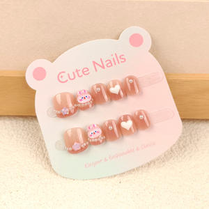 <span class=keywords><strong>Uñas</strong></span> <span class=keywords><strong>Postizas</strong></span> 3D con Diseño <span class=keywords><strong>de</strong></span> Ojo <span class=keywords><strong>de</strong></span> Gato y Perlas para <span class=keywords><strong>Niñas</strong></span>, 10 Piezas, Lindas y Decorativas - Product Image 3