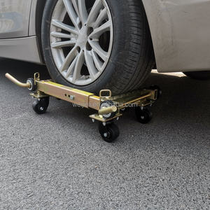 Kleiner manueller Auto-<span class=keywords><strong>Mover</strong></span>, Trolley-Handling-Ausrüstung, Vierrad-Hebel Typ Mangan-Stahlriemen-Traktion stange - Product Image 6