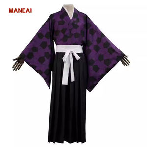 Disfraz <span class=keywords><strong>de</strong></span> Cosplay <span class=keywords><strong>de</strong></span> <span class=keywords><strong>Anime</strong></span> Nezuko <span class=keywords><strong>de</strong></span> Demon Slayer: <span class=keywords><strong>Kimetsu</strong></span> <span class=keywords><strong>no</strong></span> <span class=keywords><strong>Yaiba</strong></span>, Modelo Black Death Mou, Túnica <span class=keywords><strong>de</strong></span> 12 Meses, Bata Kimono - Product Image 1