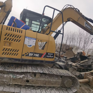 Mini Excavadora Usada SANNY 75C de 5 Toneladas, Hidráulica Kawasaki, en Buen Estado, Más Vendida - Product Image 4