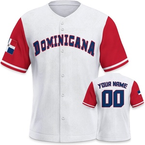 Unisex Adults <b>Gifts</b> Personalize Name Number Short S-6XL Clothing Training Custom Venezuela Baseball Jersey Shirt - Product Image 4