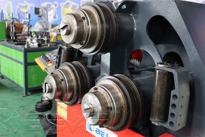 ตัวดัดม้วนโพรไฟล์เหล็กลำแสงมุมท่อ3ลูกกลิ้ง W24S-16ไดรฟ์ไฮดรอลิก - Product Image 6