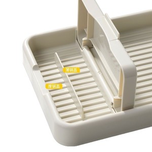 Kitchen <b>Pot</b> <b>Lid</b> Rack Square Foldable Draining Shelf For Spoons Spatulas And <b>Pots</b> Countertop Storage Organizer - Product Image 5