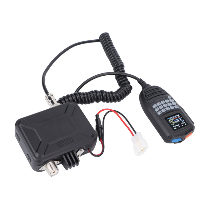 Car Radio Walkie Talkie Dual Band 144148MHz 430440MHz Scrambler Hand Microphone for QYT KTWP12