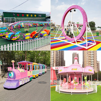 Manège à pédales pour enfants, petit équipement de jeu de parc d'attractions, pas cher, non motorisé, commercial