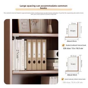 Libreria Angolare Moderna OEM/ODM - Pannello Frontale Autoportante, Salvaspazio per Soggiorno e Studio - Product Image 3