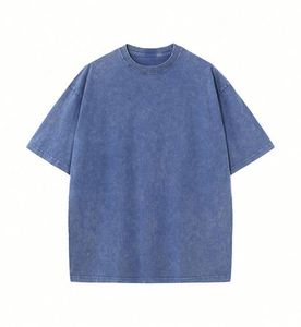 Blank <b>Vintage</b> T-Shirts Acid Wash Wholesale Oversize Funny Hip Hop Shirt 100%Cotton Unisex Make <b>Old</b> T Shirts - Product Image 2