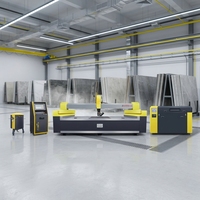 YUANLI Nouvelle Conception Machine de Découpe Jet d'Eau CNC 5 Axes Multifonction pour Métal Pierre Verre Caoutchouc Mousse 380/415/220V Garantie 1 An