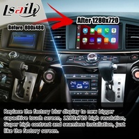 Lsailt مشغل سيارة لاسلكي أندرويد تلقائي شاشة عالية الدقة ترقية لنيسان إلغراند E52 السعي IT06 مرآة الدعم تشمل المواصفات اليابانية