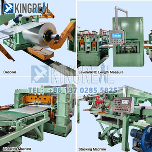 Kingreal เครื่องตัดขดลวดเหล็กสำหรับเครื่องจักรกระบวนการโลหะตัดอัตโนมัติตามความยาวสายการผลิตพร้อมกองซ้อน - Product Image 3