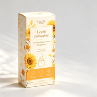 Boîte d'emballage en carton 350 g/m² pour bouteilles d'huiles essentielles, boîte en carton pour flacons compte-gouttes, vente en gros