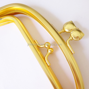 Quadrato di Disegno del Metallo Dell'<span class=keywords><strong>oro</strong></span> Della Borsa Della Frizione Cornice Bacio Catenaccio di Blocco Per Il Sacchetto - Product Image 5