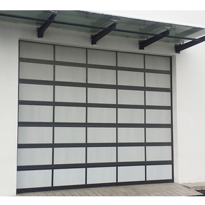 <span class=keywords><strong>Puerta</strong></span> de <span class=keywords><strong>garaje</strong></span> automática moderna con <span class=keywords><strong>motor</strong></span> de acero y sección de vidrio Acabado Aleación de aluminio <span class=keywords><strong>Precio</strong></span> de fábrica Diseñado para villas - Product Image 4