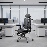 Chaise de bureau ergonomique haut de gamme au design luxueux, entièrement en maille, chaise de bureau de direction de luxe pour ordinateur, Sillas De Oficina