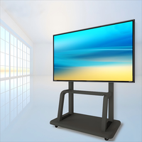 TV Pintar All-in-one Original Z110utg 110-inci untuk Rapat/Pendidikan - 4K UHD (3840x2160) Panel LED LCD untuk Input Kabinet Hitam NTSC