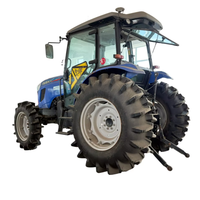 Tracteur agricole 105 CV 4x4 à moteur diesel turbocompressé refroidi par eau, spécial rizières, pneus anti-affouillage profond, climatisation, roulements