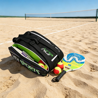 KOP OEM Luxus-Strandtennistasche mit individuellem Logo, vollständig sublimiert, mit Schuhfach für Damen und Herren