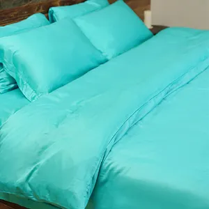 مجموعة ملايات السرير من الخيزران الفاخرة توريد الجهة المصنعة الصينية مجموعة أغطية لحاف من الخيزران العضوي