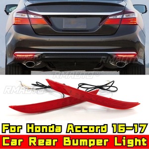 Luz Trasera LED StarNav para Parachoques Trasero, Luz de Freno y Niebla Trasera Izquierda y Derecha, Luz Trasera LED para Honda Accord Edición Estadounidense 2016-2017 - Product Image 2