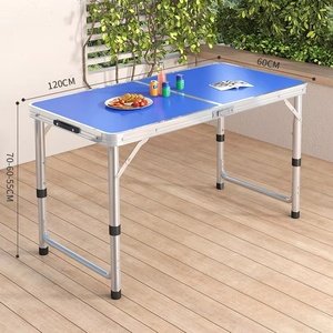 Bộ bàn ghế xếp gọn bằng nhôm ngoài trời có ghế ngả và gậy đi bộ dùng cho cắm trại và ăn uống - Product Image 2