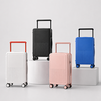 Valise multifonctionnelle personnalisée 2026 avec poignée large, ouverture frontale 20 pouces, bagage cabine