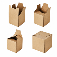 Boîte cosmétique personnalisée en carton ondulé sans colle, écologique, biodégradable, réutilisable, emballage de présentation, OEM ODM Logo