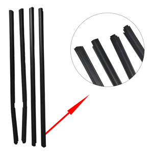 Outside Window Weatherstrip Window Car Rubber Waterproof Rubber <strong>Sealing</strong> Strip <strong>Weather</strong> Stripping for Honda City 2009-2014 - Product Image 3