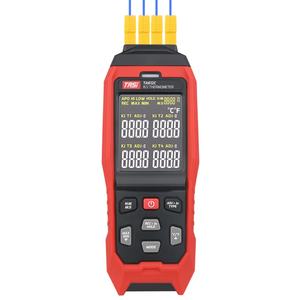 Medidor de Datos Digital USB Profesional TASI TA612C K/J, Monitor de Temperatura de Cuatro Canales, ABS, OEM/ODM, Fábrica China, -200°C a 1372°C - Product Image 1