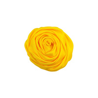 Bunga Mawar Satin 3.5CM, Kuncup Mawar Buatan Tangan untuk Karangan Bunga DIY, Aksesoris Rambut Anak, Aksesoris Tas dan Pakaian, Patch