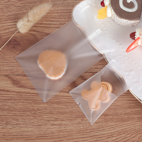 Sac cadeau de biscuit de bonbons givrés transparents joint adhésif sacs à biscuits OPP sac d'emballage de pochette de collation de bonbons de fête