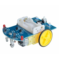 D2-1 DIY 智能汽车套件 Arduino 兼容型寻线机器人底盘组装电子套件，适用于 STEM 教育
