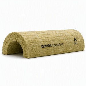 Section <span class=keywords><strong>de</strong></span> tuyauterie <span class=keywords><strong>ISOVER</strong></span> équivalente à l'isolation en <span class=keywords><strong>laine</strong></span> <span class=keywords><strong>de</strong></span> roche, résistante à 650°C, pour les pipelines des centrales électriques - Product Image 1