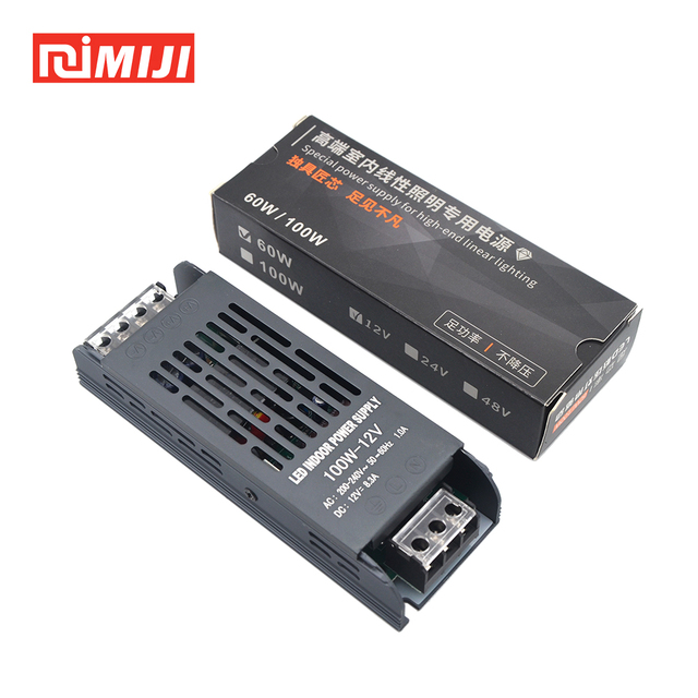 High Voltage Dimmable Power Supply Transformer Unit 12V 24V DC Variable Adjustable 12 Volt Module LED Switching Power Supply