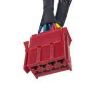 Faisceau de câblage personnalisé en Y, 8 broches, connecteur Junior Power Timer femelle 927367-1 vers boîtiers mâles 969191-3, câble de distribution 1 vers 2