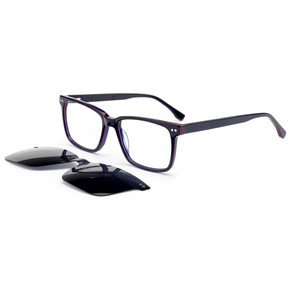 Acetat-Rahmen Polarisierte Bestseller Magnetische Clip-On TAC Sonnenbrillen Sofort Lieferbar Individuelles Logo Rechteckig Quadratisch UV400 Schutz - Product Image 4