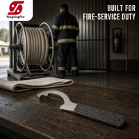 Clé Storz ABC à tête unique en alliage d'aluminium de 2,5, 3 et 4 pouces, clé Storz-spanner pour poignée, clé de lutte contre l'incendie, directement de l'usine