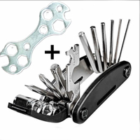 Obeng Lipat Multifungsi 16-in-1 Torx Jerman Seiko Industrial OEM, Set Peralatan Reparasi Sepeda